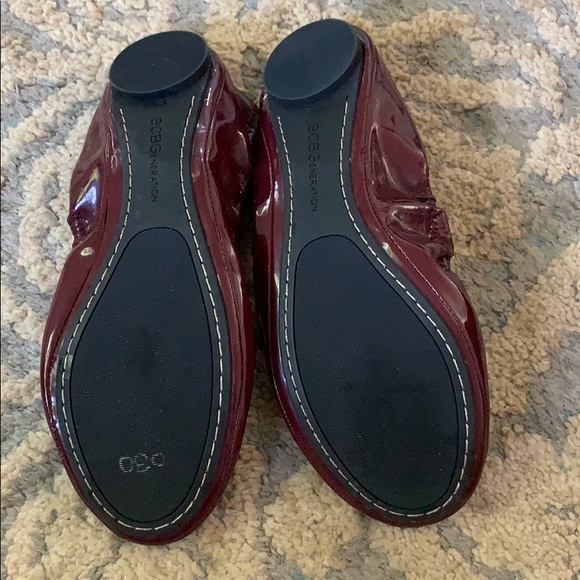 BCBG burgundy flats - Picture 7 of 7